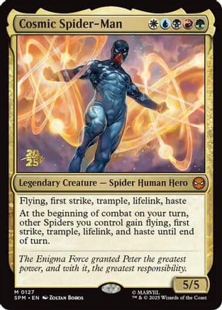 Cosmic Spider-Man |  Foil (127) [Prerelease Cards]