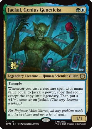 Jackal, Genius Geneticist |  Foil (131) [Prerelease Cards]