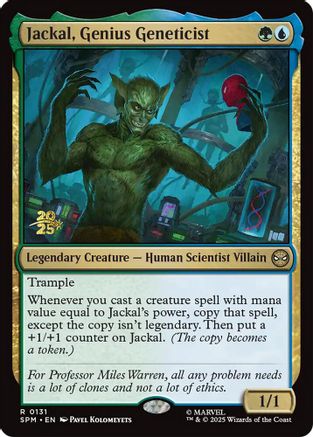 Jackal, Genius Geneticist |  Foil (131) [Prerelease Cards]