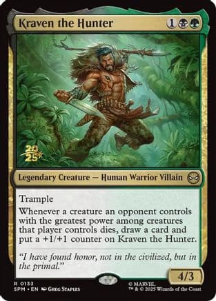 Kraven the Hunter |  Foil (133) [Prerelease Cards]