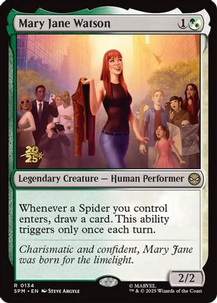 Mary Jane Watson |  Foil (134) [Prerelease Cards]