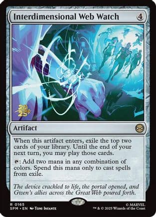 Interdimensional Web Watch |  Foil (165) [Prerelease Cards]