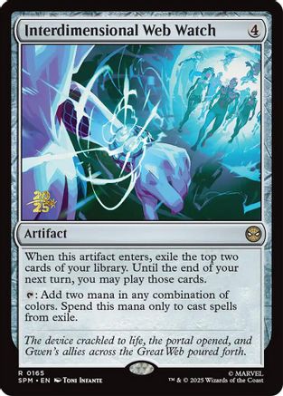 Interdimensional Web Watch |  Foil (165) [Prerelease Cards]