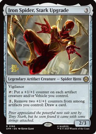 Iron Spider, Stark Upgrade |  Foil (166) [Prerelease Cards]