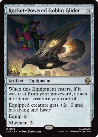 Rocket-Powered Goblin Glider |  Foil (172) [Prerelease Cards]