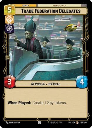 Trade Federation Delegates |  (191/264)  [Secrets of Power]