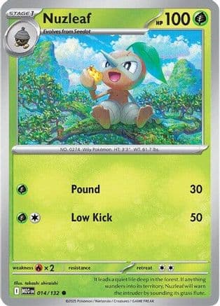 Nuzleaf 014- ME01 Mega Evolution