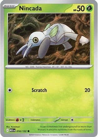 Nincada 016- ME01 Mega Evolution
