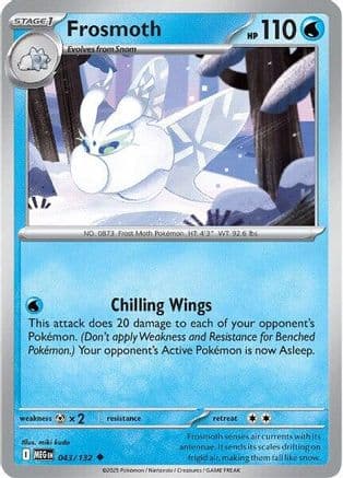 Frosmoth 043- ME01 Mega Evolution