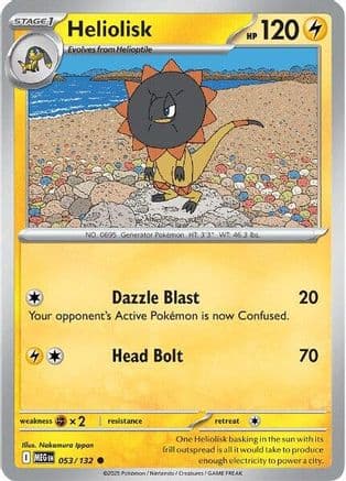 Heliolisk 053- ME01 Mega Evolution