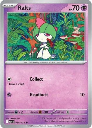 Ralts 058- ME01 Mega Evolution
