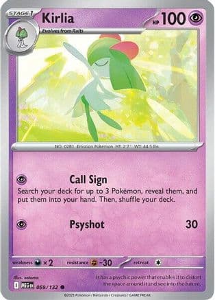 Kirlia 059- ME01 Mega Evolution