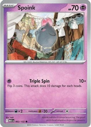 Spoink 062- ME01 Mega Evolution