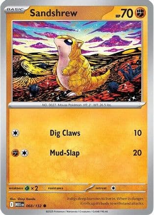 Sandshrew 068- ME01 Mega Evolution