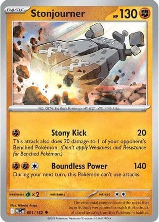 Stonjourner 081- ME01 Mega Evolution