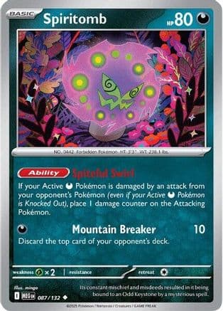 Spiritomb 087/132 - ME01 Mega Evolution