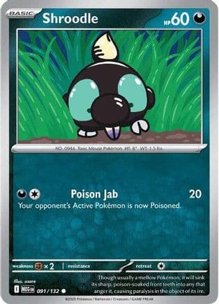 Shroodle 091/132 - ME01 Mega Evolution