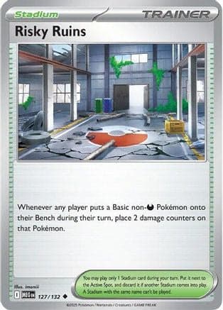 Risky Ruins 127- ME01 Mega Evolution