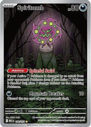 Spiritomb 148/132  - Holofoil ME01 Mega Evolution - Illustration Rare