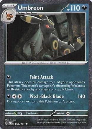 Umbreon (Cosmos Holo) 059- Miscellaneous Cards & Products Holofoil
