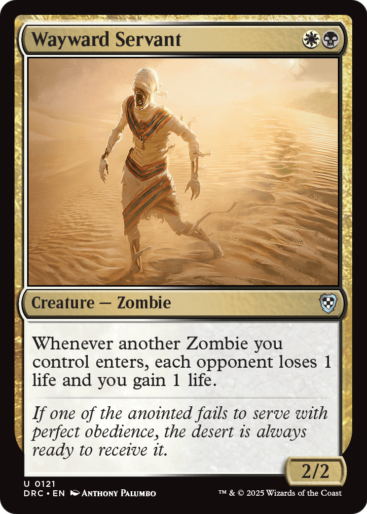 Wayward Servant (-121) [Commander: Aetherdrift]