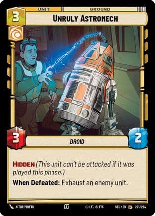 Unruly Astromech |  (221/264)  [Secrets of Power]