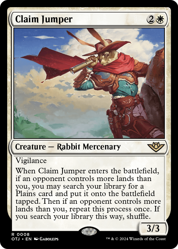 Claim Jumper [Outlaws of Thunder Junction] Foil
