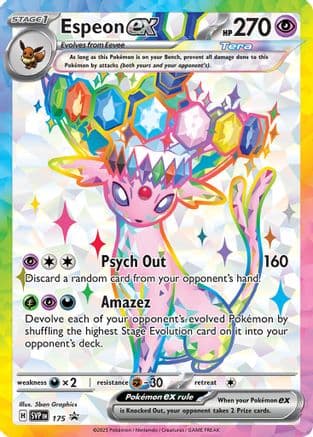 Espeon ex SVP- SV Scarlet & Violet Promo Cards Holofoil