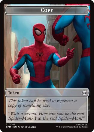 Copy // Human Citizen Double-Sided Token |  (1 // 4) [Marvel's Spider-Man]