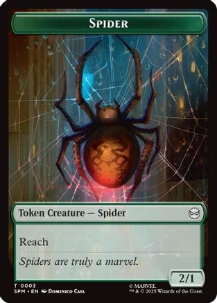 Spider // Illusion Villain Double-Sided Token |  (3 // 2) [Marvel's Spider-Man]