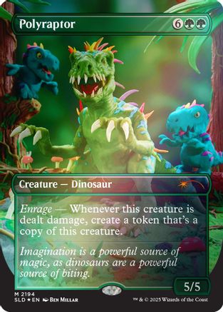 Polyraptor (Rainbow Foil) |  Foil (2194) [Secret Lair Drop Series]