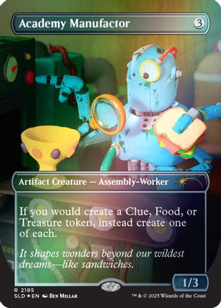 Academy Manufactor (Rainbow Foil) |  Foil (2195) [Secret Lair Drop Series]