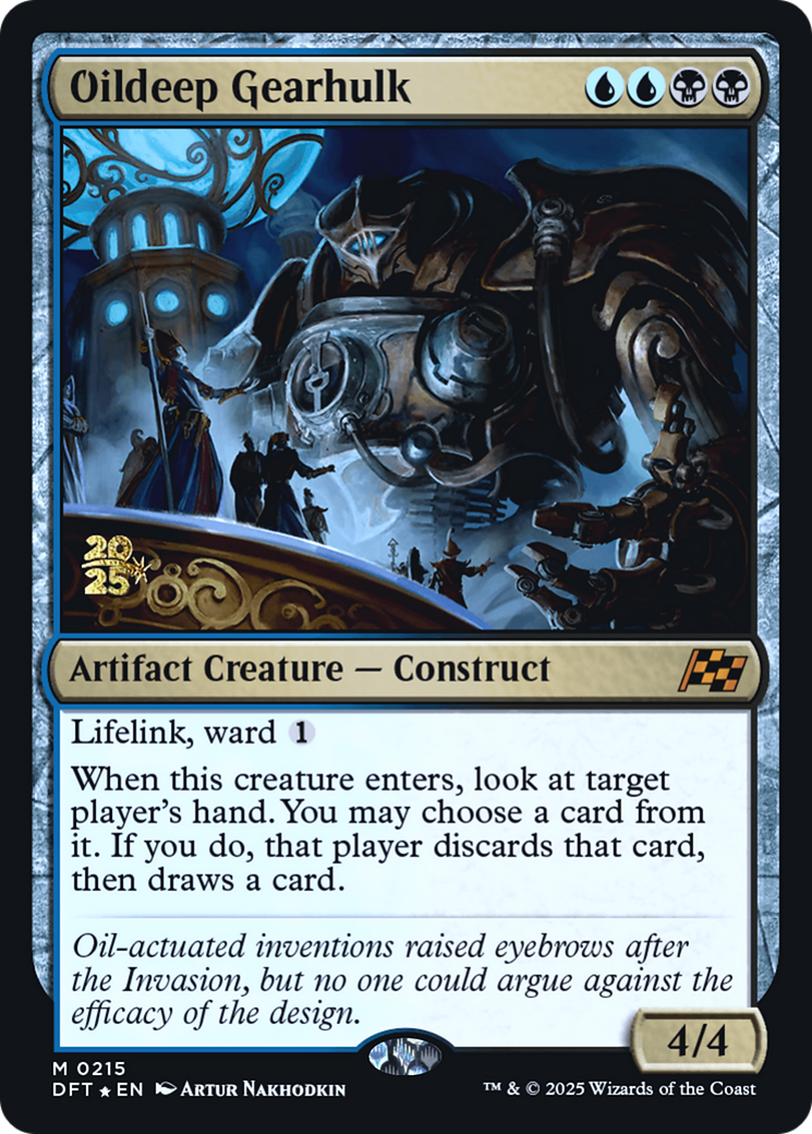 Oildeep Gearhulk (-215) [Prerelease Cards]  Foil