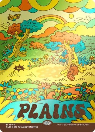 Plains (1945) (Rainbow Foil) |  Foil (1945) [Secret Lair Drop Series]