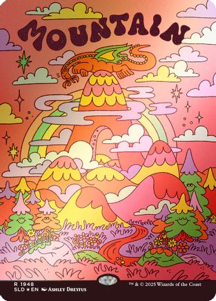 Mountain (1948) (Rainbow Foil) |  Foil (1948) [Secret Lair Drop Series]