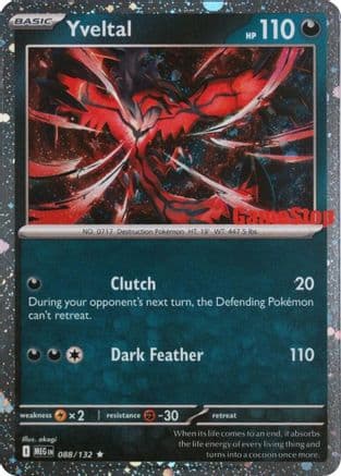 Yveltal (Game Stop) 088- Miscellaneous Cards & Products Holofoil