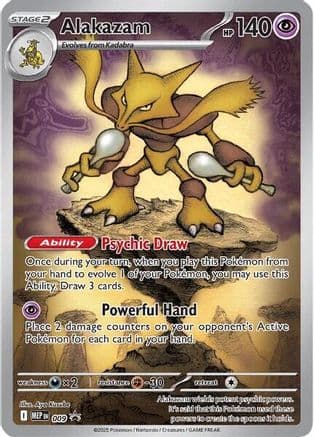 Alakazam 009- ME Mega Evolution Promo Holofoil