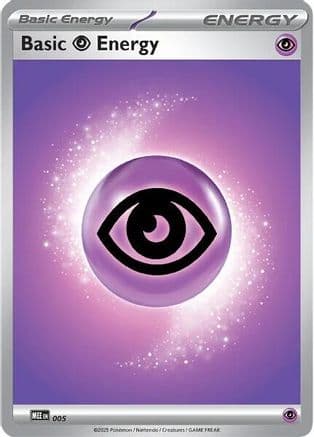 Basic Psychic Energy 005- MEE Mega Evolution Energies Reverse Holofoil