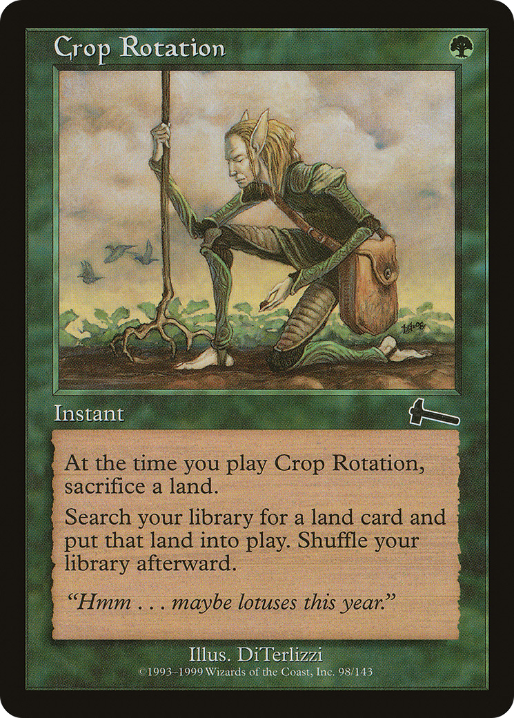 Crop Rotation [Urza's Legacy] Foil