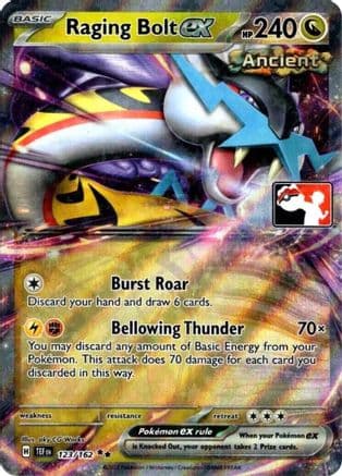 Raging Bolt ex (Prize Pack Series ) 123/162 - Prize Pack Series Cards Holofoil