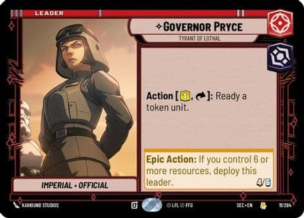 Governor Pryce - Tyrant of Lothal |  (11/264)  [Secrets of Power]