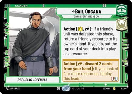 Bail Organa - Doing Everything He Can |  (8/264)  [Secrets of Power]