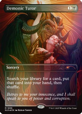 Demonic Tutor (Rainbow Foil) |  Foil (1856) [Secret Lair Drop Series]
