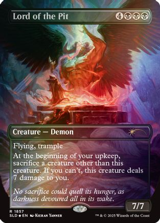 Lord of the Pit (Rainbow Foil) |  Foil (1857) [Secret Lair Drop Series]
