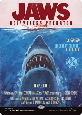 Jaws, Relentless Predator |  (2175) [Secret Lair Drop Series]