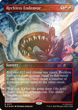 Reckless Endeavor (Rainbow Foil) |  Foil (2177) [Secret Lair Drop Series]