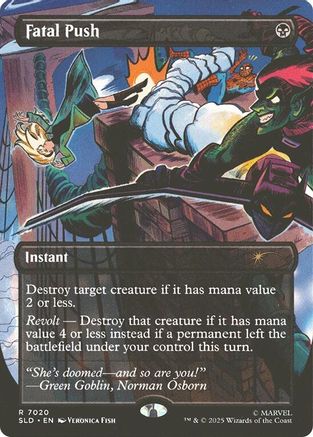 Fatal Push (7020) |  (7020) [Secret Lair Drop Series]