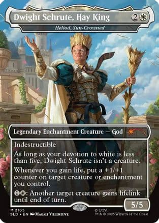Dwight Schrute, Hay King - Heliod, Sun-Crowned |  (2165) [Secret Lair Drop Series]