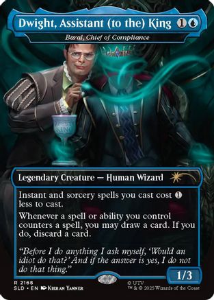 Dwight, Assistant (to the) King - Baral, Chief of Compliance |  Foil (2168) [Secret Lair Drop Series]