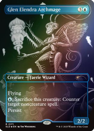 Glen Elendra Archmage (2171) (Rainbow Foil) |  Foil (2171) [Secret Lair Drop Series]